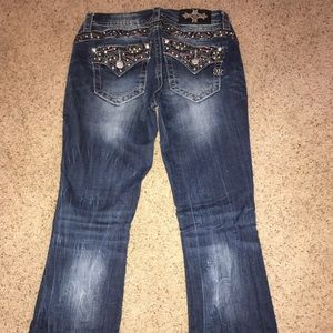 Miss me jeans mid rise easy boot